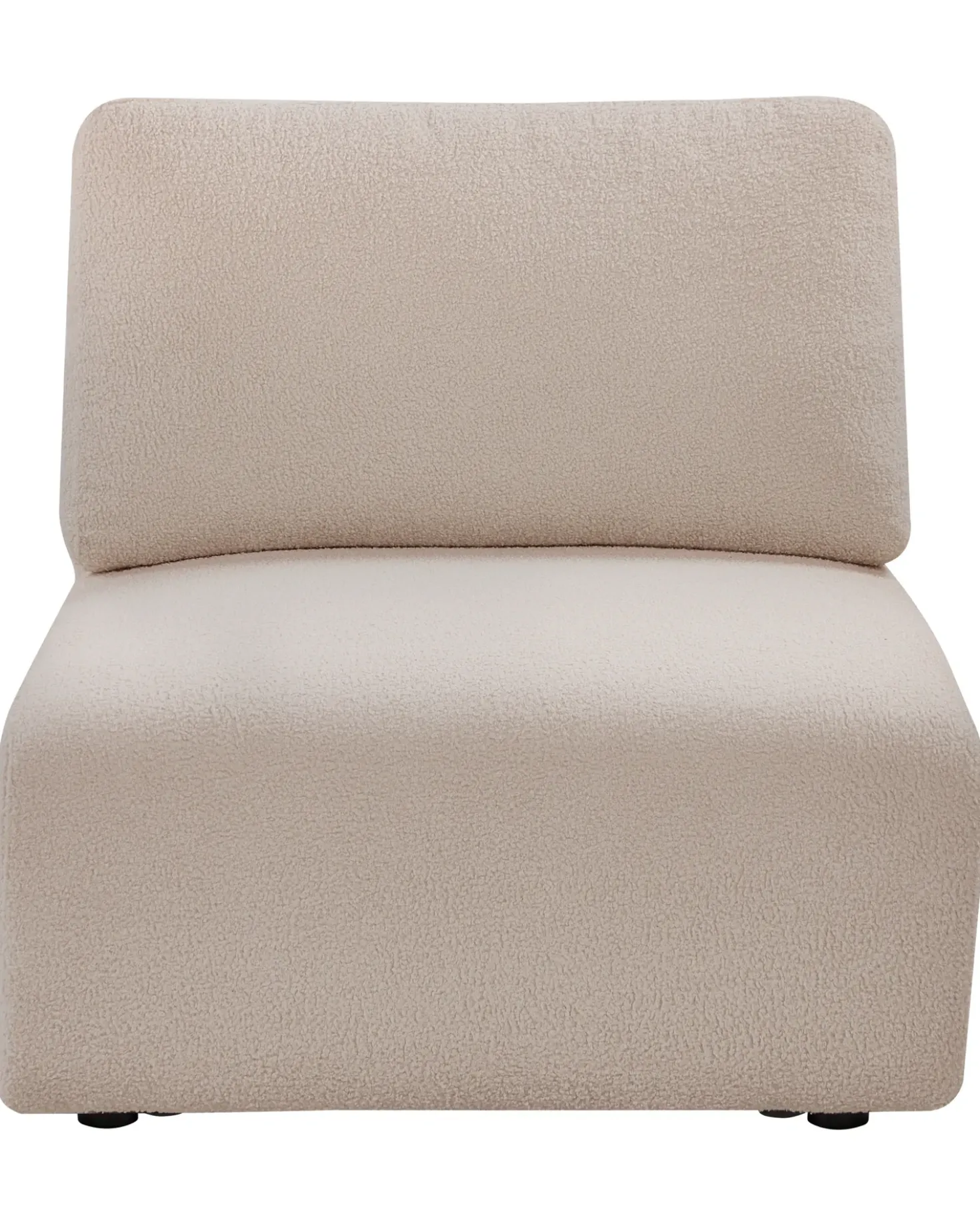 Sezione a 1 posto KIVVIK Bouclé Beige