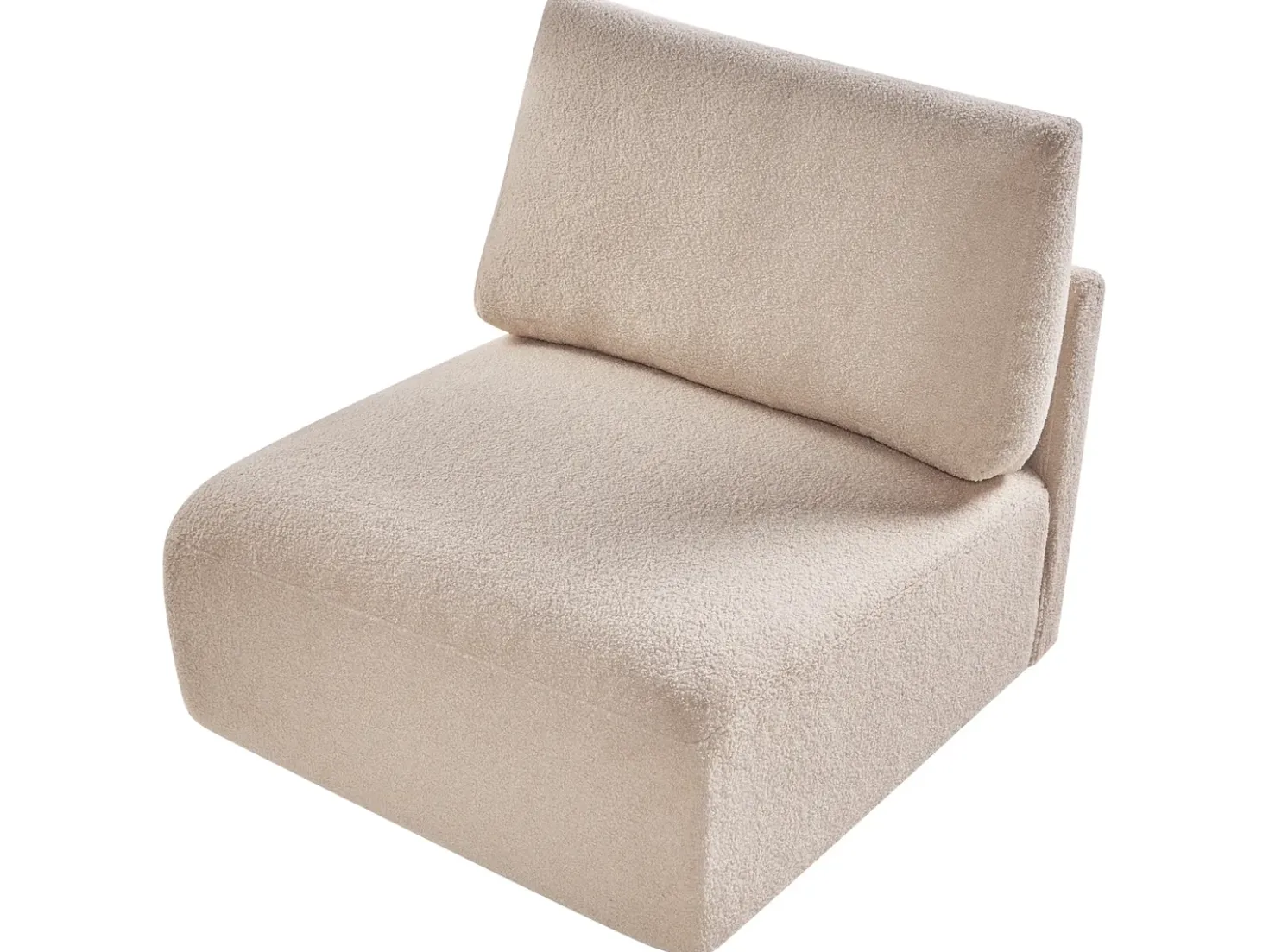 Sezione a 1 posto MESNALI Bouclé Beige