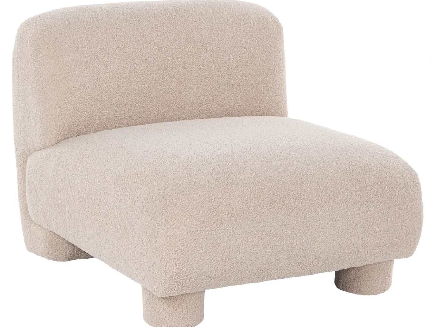 Sezione a 1 posto MJALBI Bouclé Beige