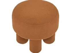 Sgabello CANBY Bouclé Arancione