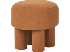 Sgabello CANBY Bouclé Arancione