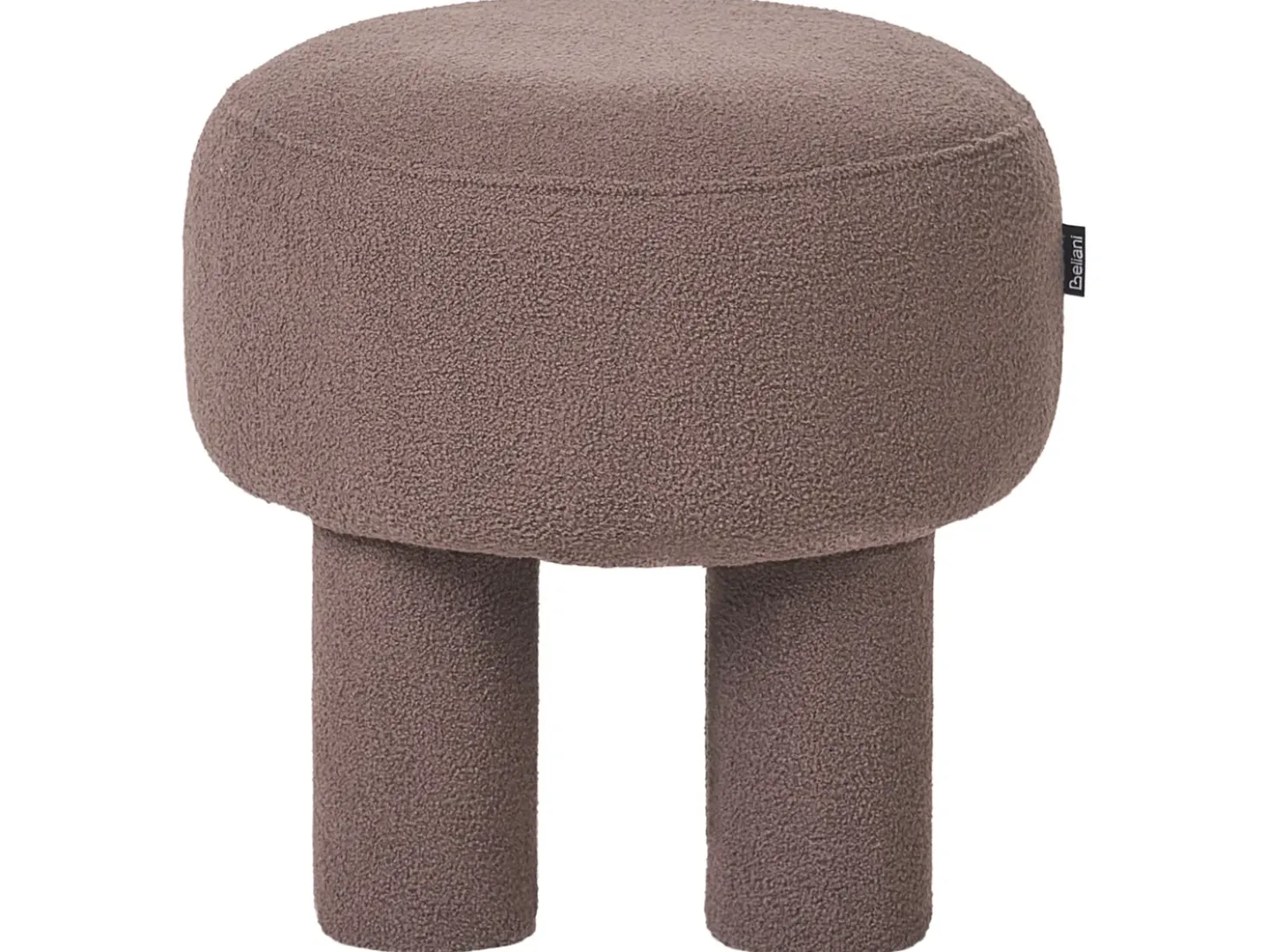 Sgabello CANBY Bouclé Marrone