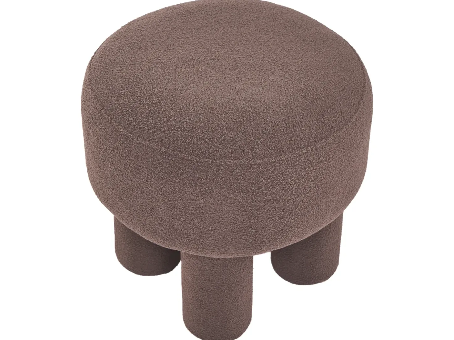 Sgabello CANBY Bouclé Marrone