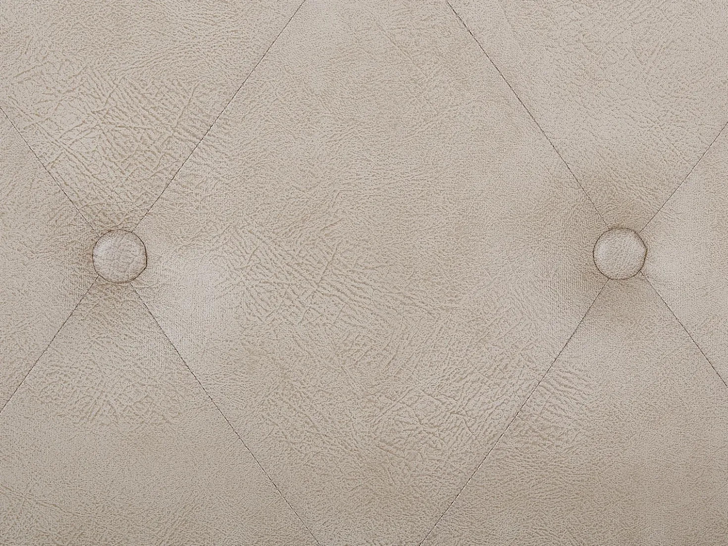 Sgabello contenitore MALLARD Pelle sintetica Beige