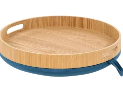 Sgabello contenitore NEELY Velluto Blu marino