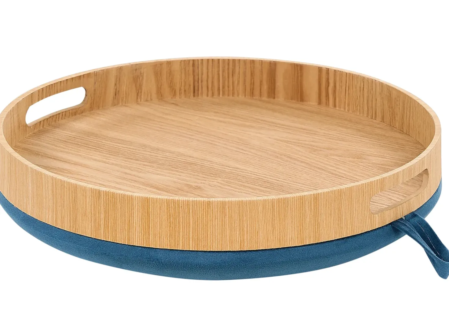 Sgabello contenitore NEELY Velluto Blu marino