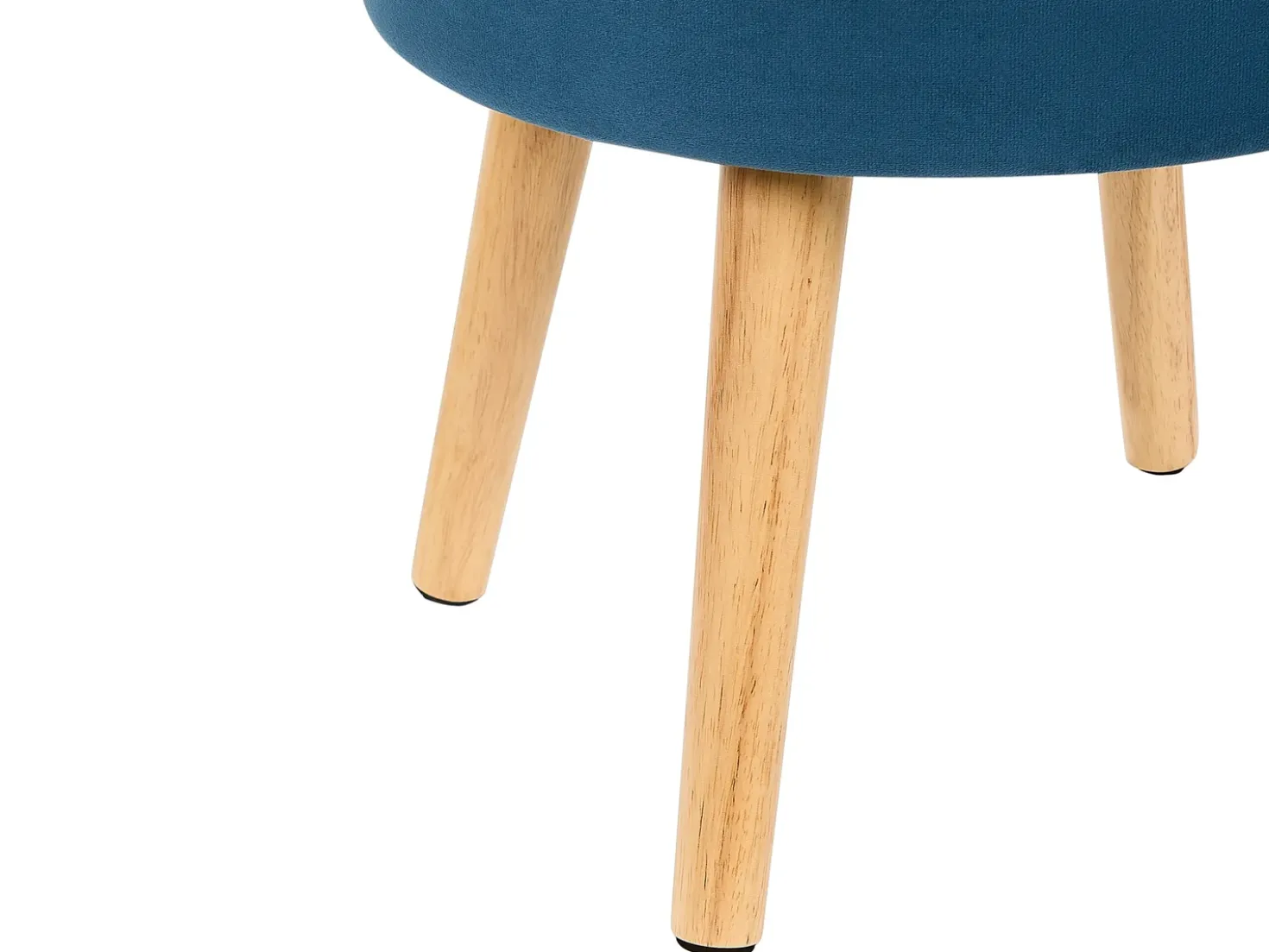 Sgabello contenitore NEELY Velluto Blu marino