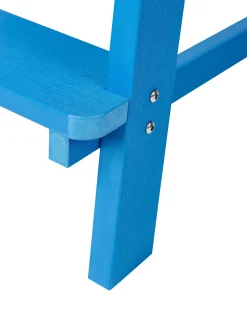 Sgabello da bar da giardino ADIRONDACK Materiale sintetico Blu
