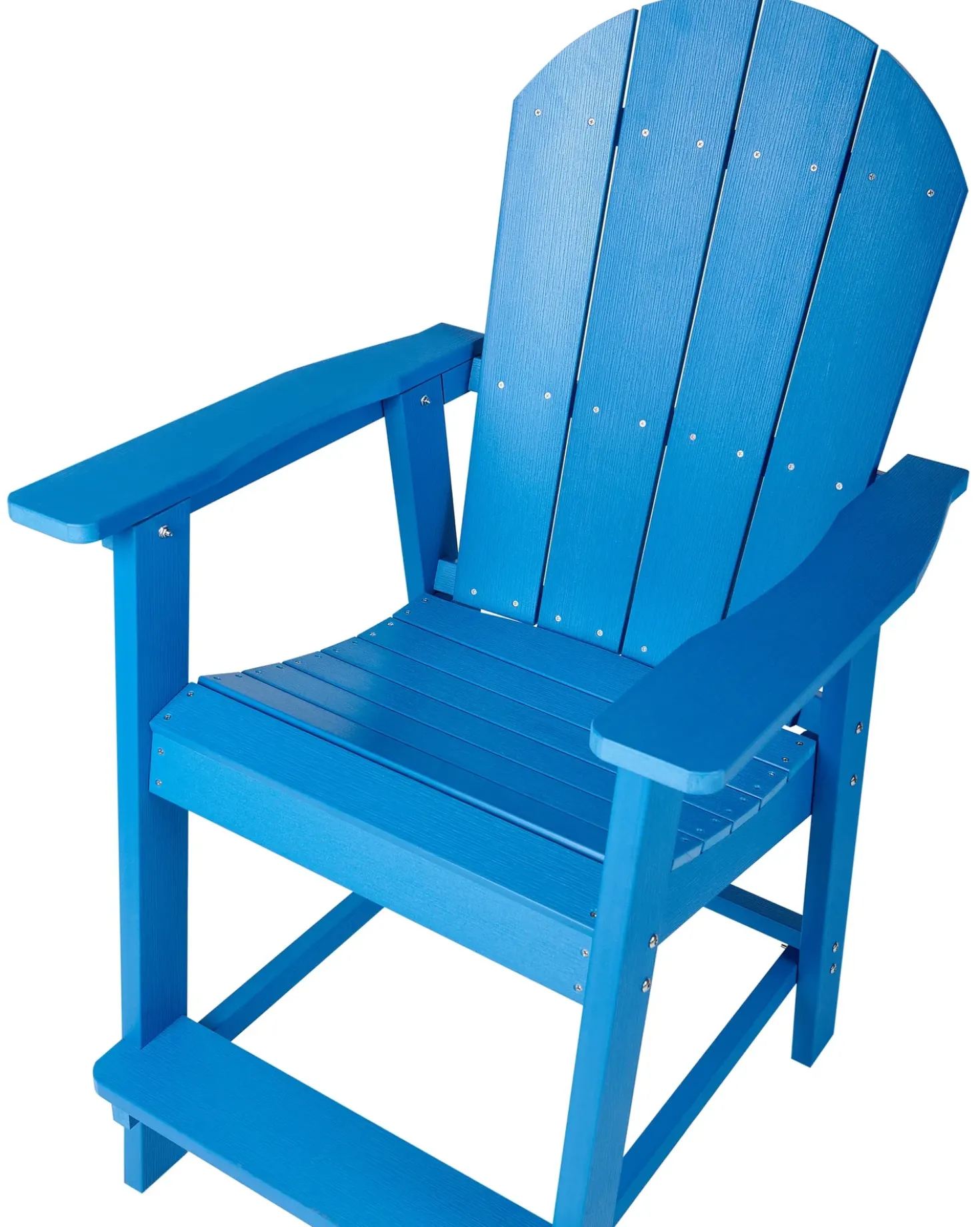 Sgabello da bar da giardino ADIRONDACK Materiale sintetico Blu