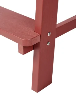 Sgabello da bar da giardino ADIRONDACK Materiale sintetico Rosso