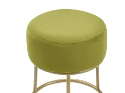 Sgabello DELCO Velluto Verde lime