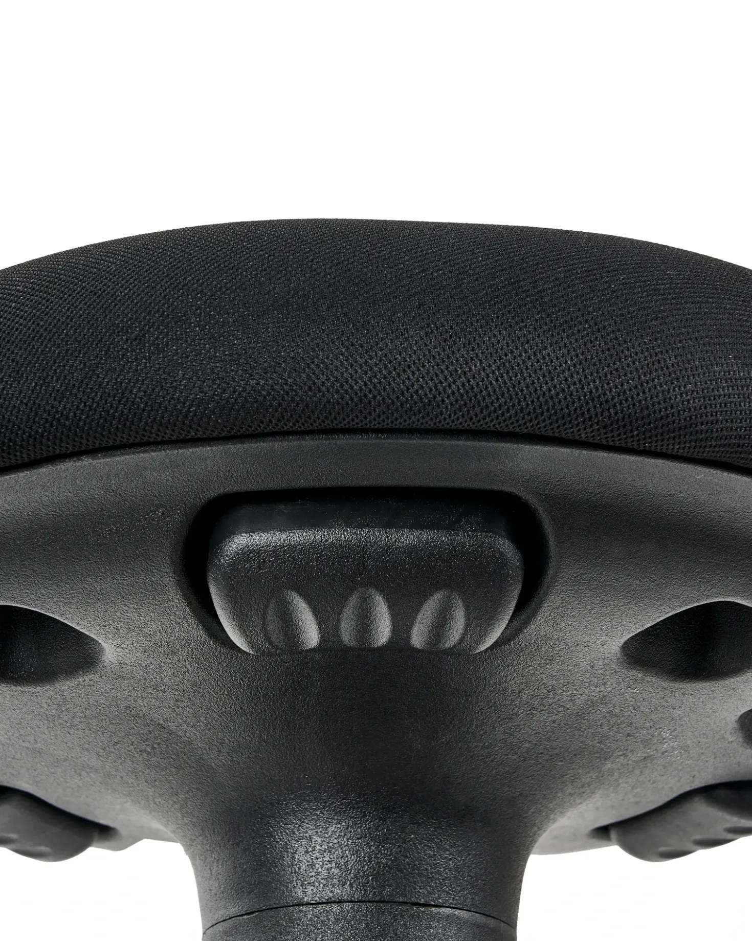 Sgabello ergonomico oscillante ESTELL Tessuto Nero