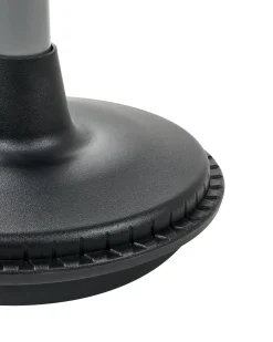 Sgabello ergonomico oscillante ESTELL Tessuto Nero