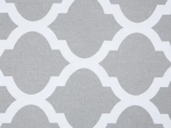 Sgabello MANTEO Cotone Grigio chiaro