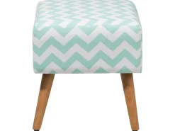 Sgabello MANTEO Cotone Verde menta