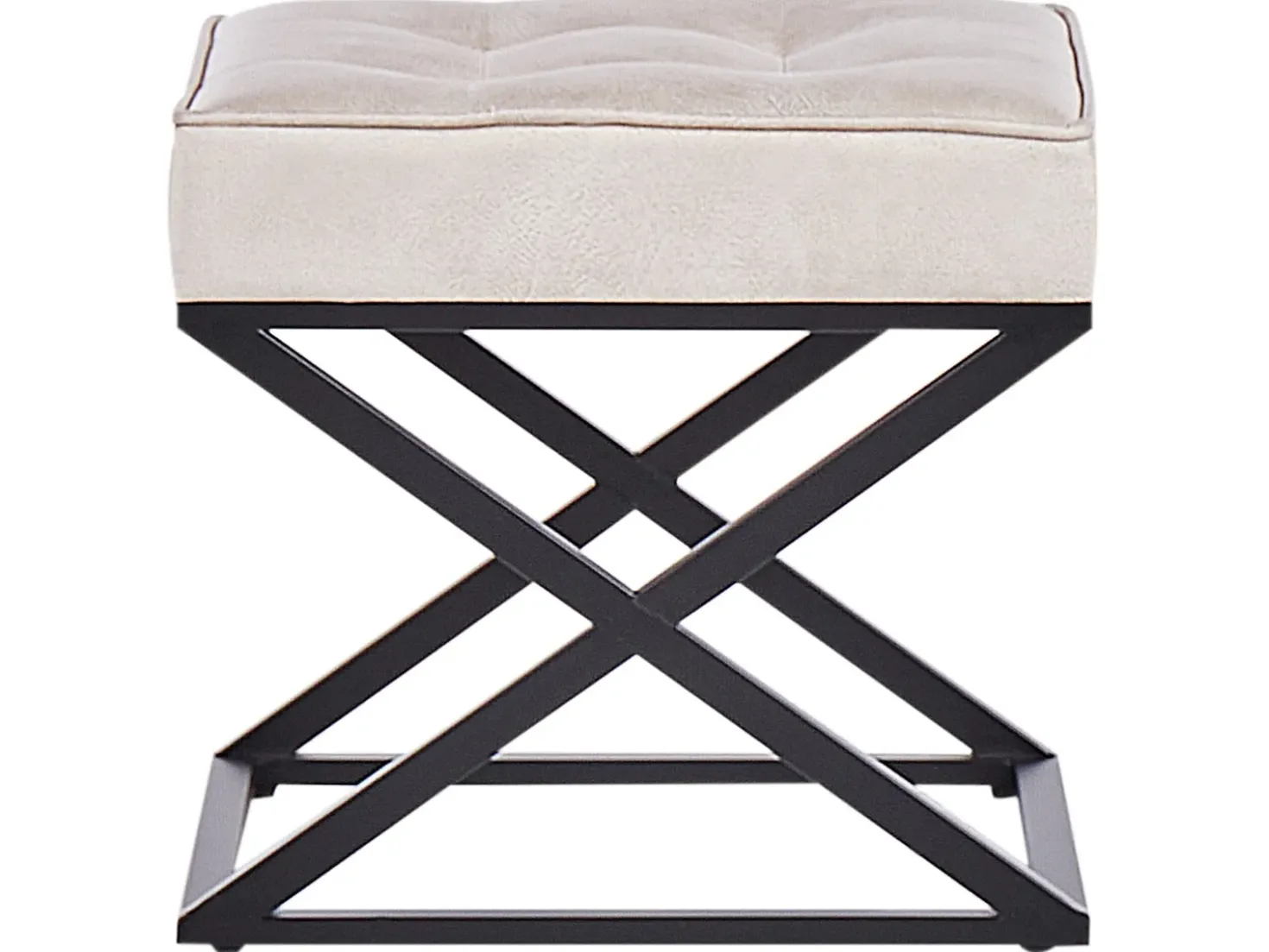 Sgabello MURDO Pelle sintetica Beige
