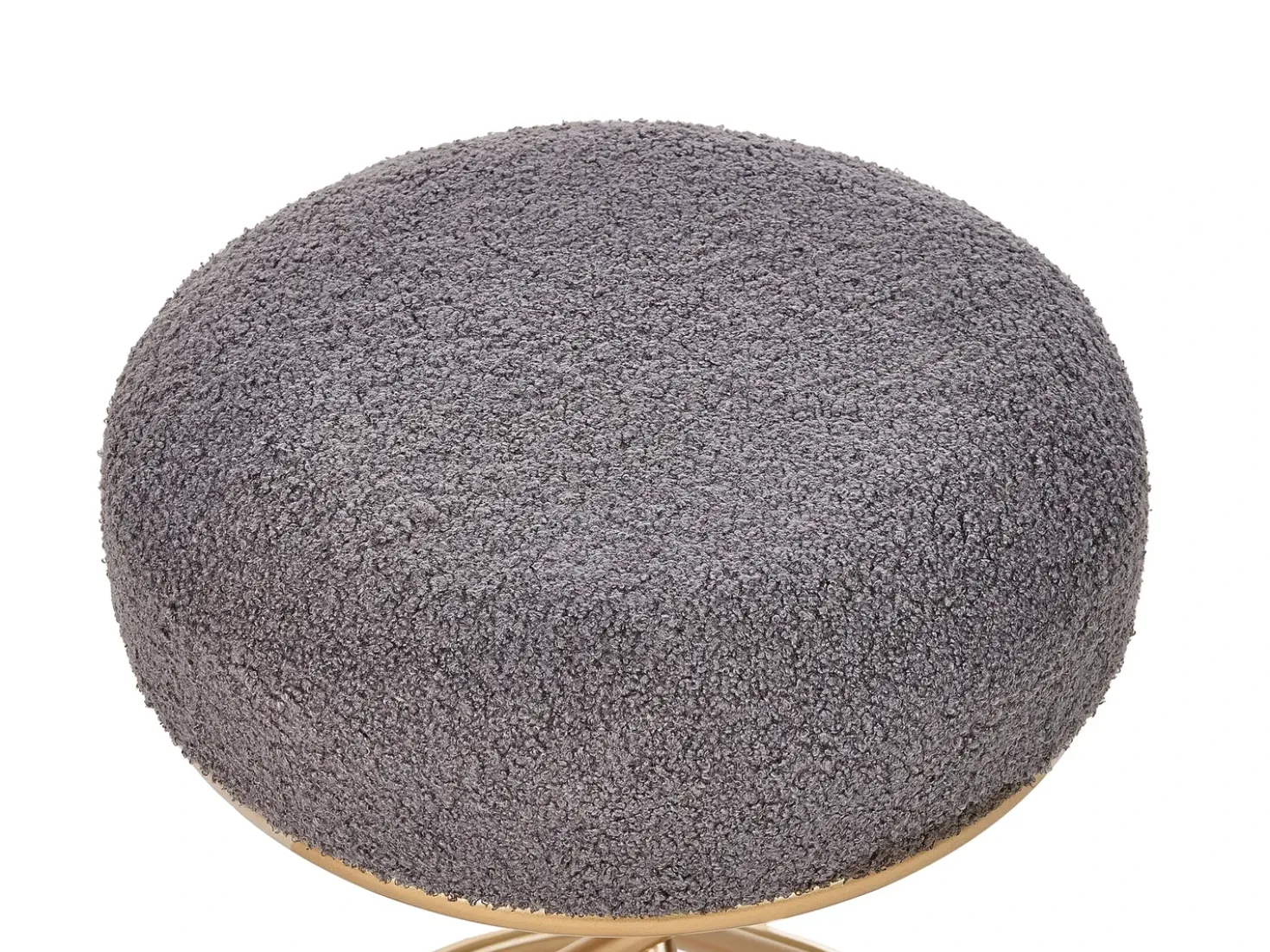 Sgabello PRESHO Bouclé Grigio