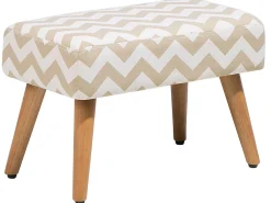 Sgabello TAKOMA Cotone Beige
