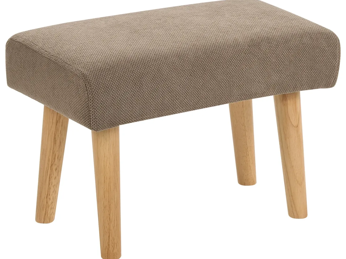 Sgabello TAKOMA Tessuto Marrone
