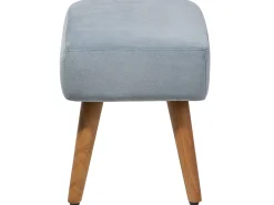 Sgabello TAKOMA Velluto Grigio