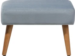 Sgabello TAKOMA Velluto Grigio