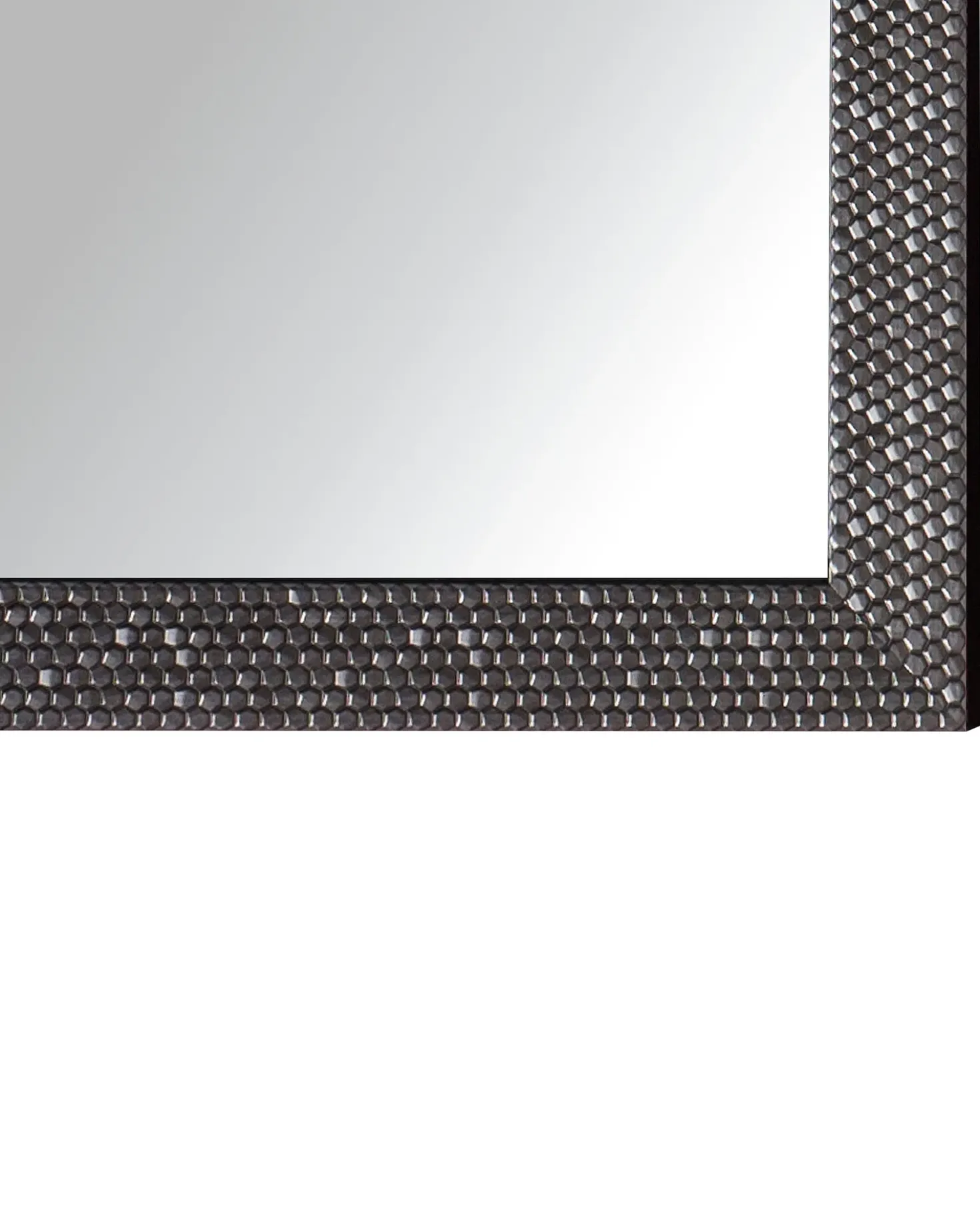 Specchio AJACCIO 50 cm 130 cm Argento