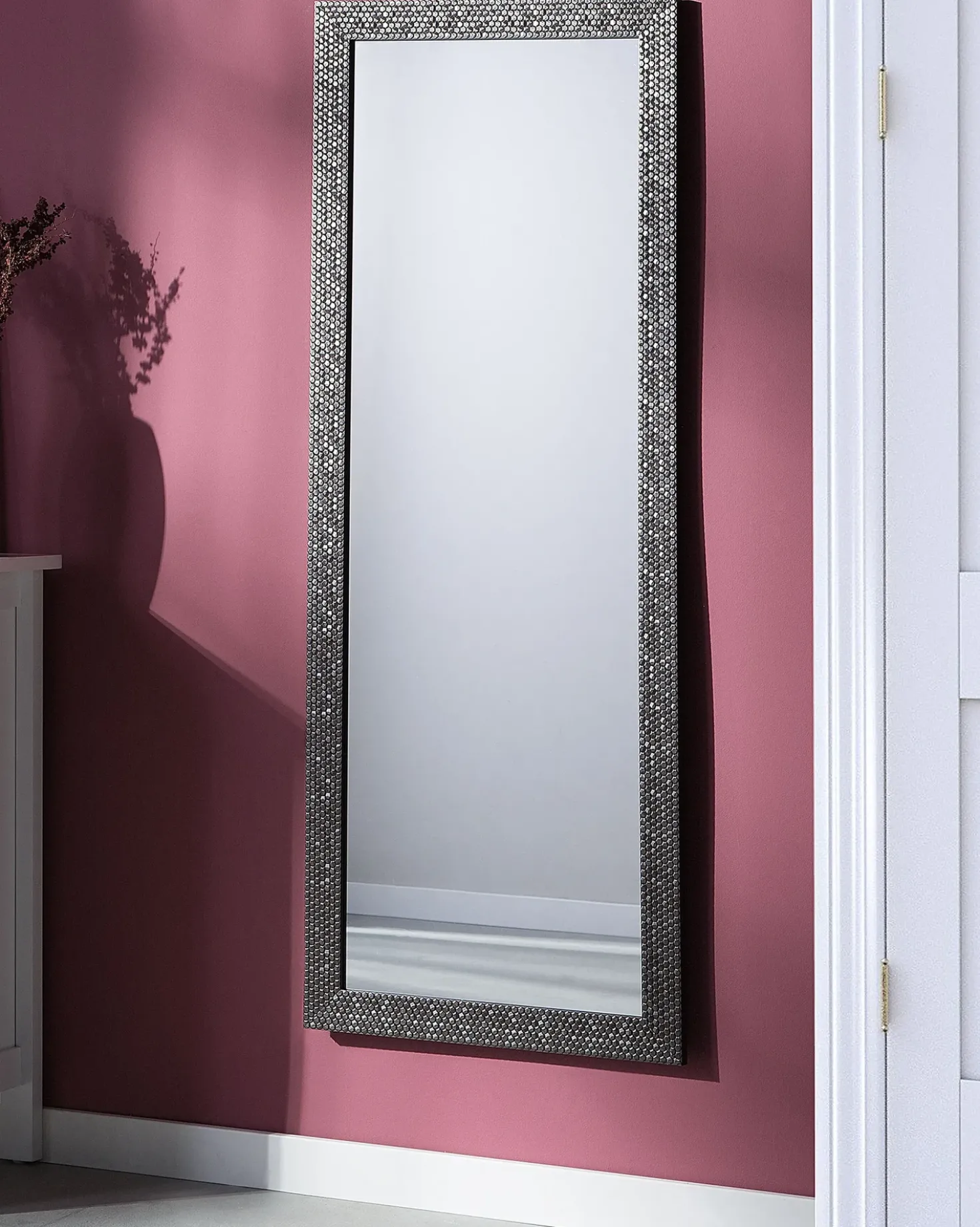 Specchio AJACCIO 50 cm 130 cm Argento