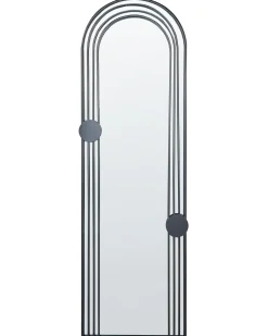Specchio AJAIN 45 cm 146 cm Metallo Nero