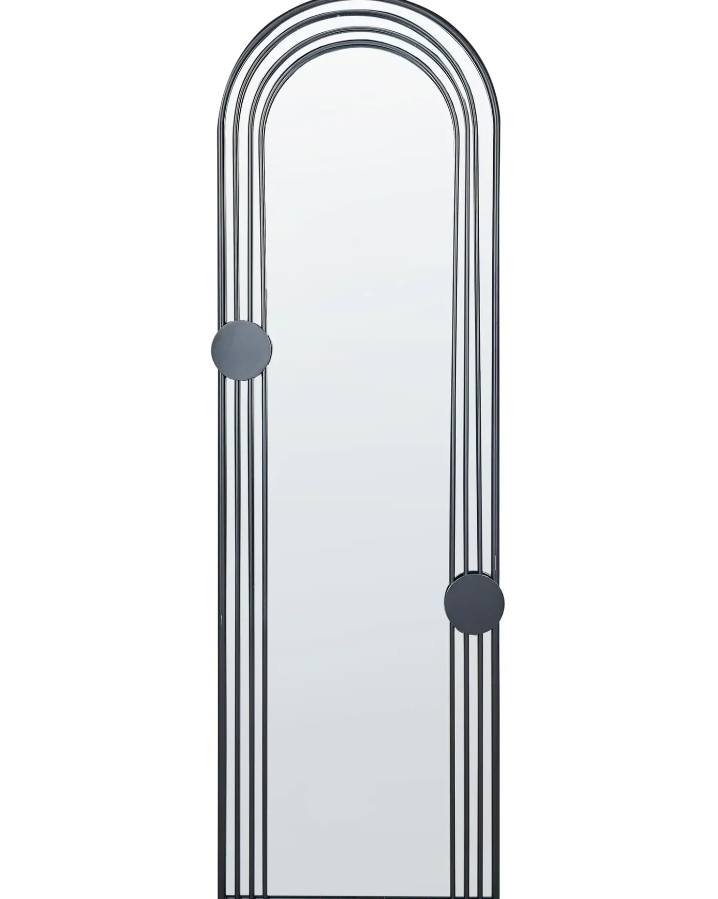 Specchio AJAIN 45 cm 146 cm Metallo Nero