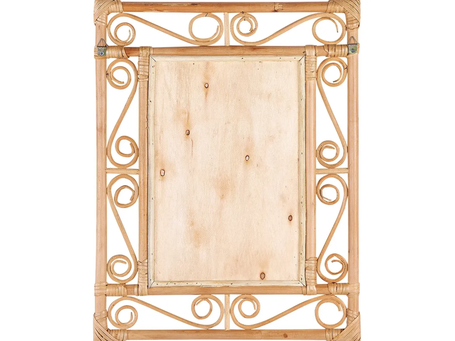 Specchio AMANU 41 cm 52 cm Rattan Naturale