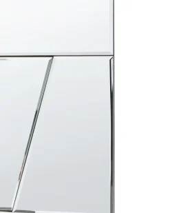 Specchio ANCEMONT 80 cm 80 cm Argento