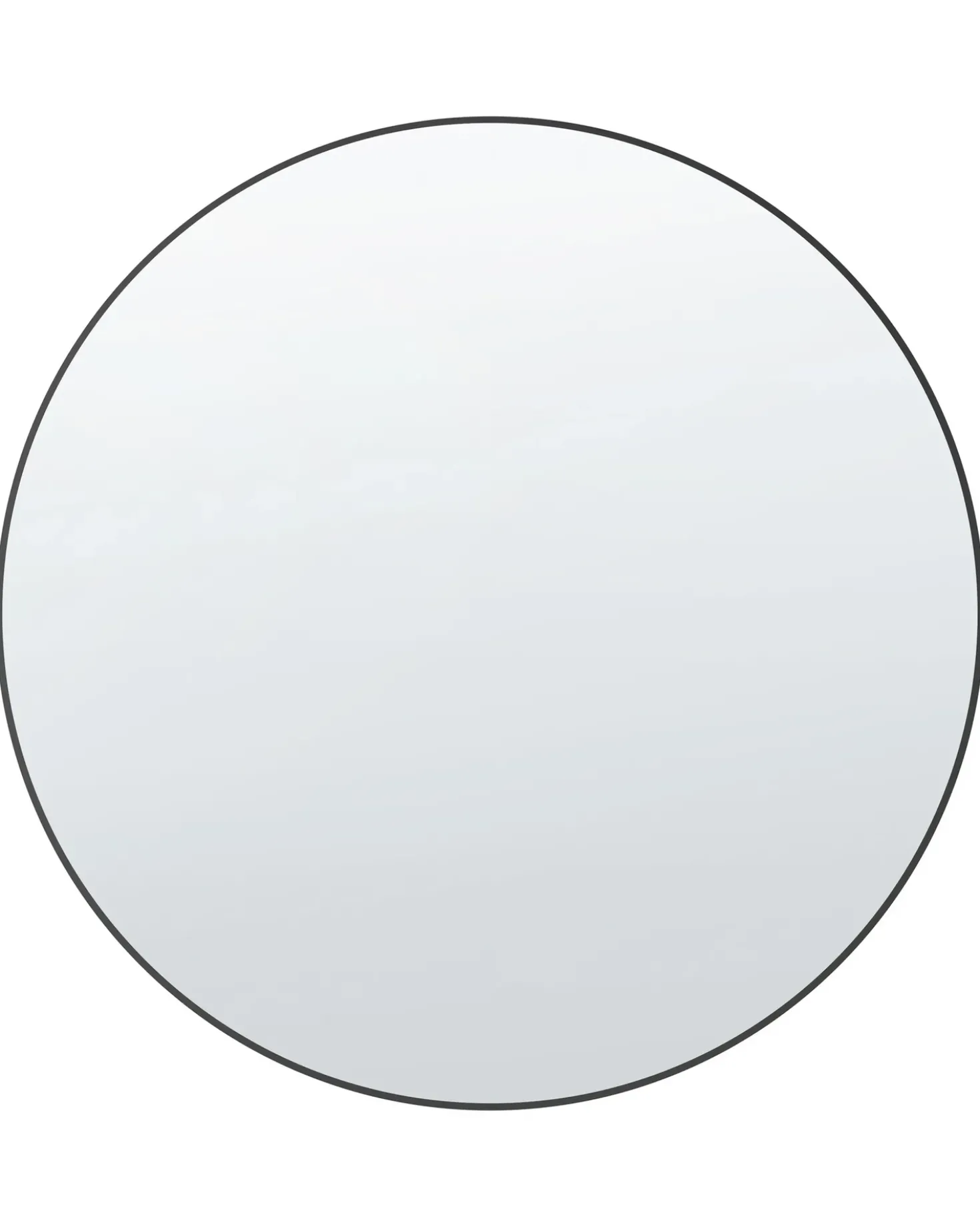Specchio ANNEMASSE 80 cm 80 cm Metallo Nero