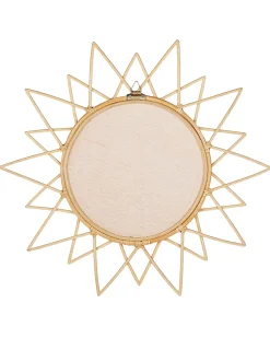 Specchio AROEK 61 cm 61 cm Rattan Naturale