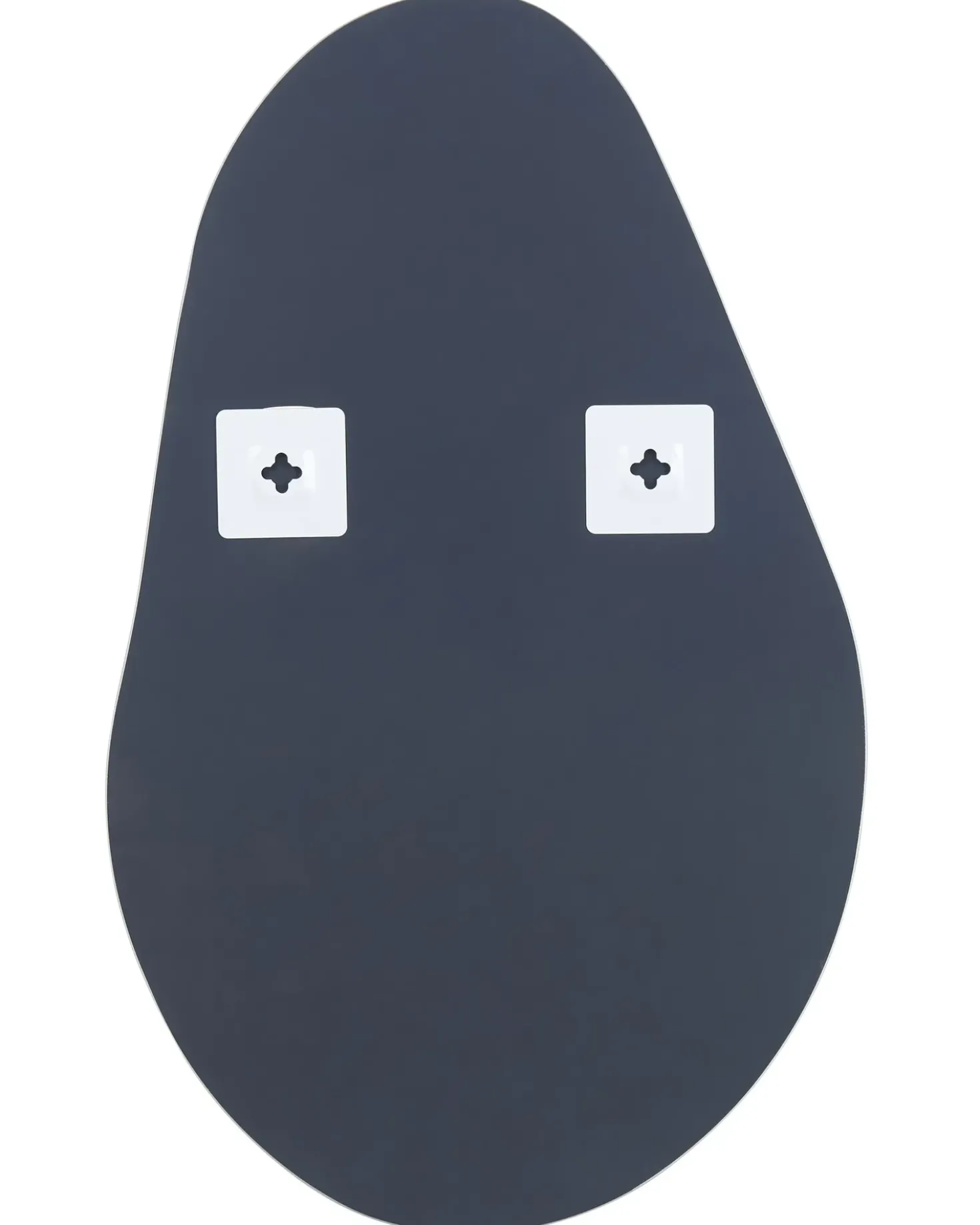Specchio AUBAGNE 40 cm 65 cm Argento