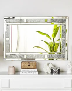 Specchio AVRILLE 60 cm 90 cm Argento