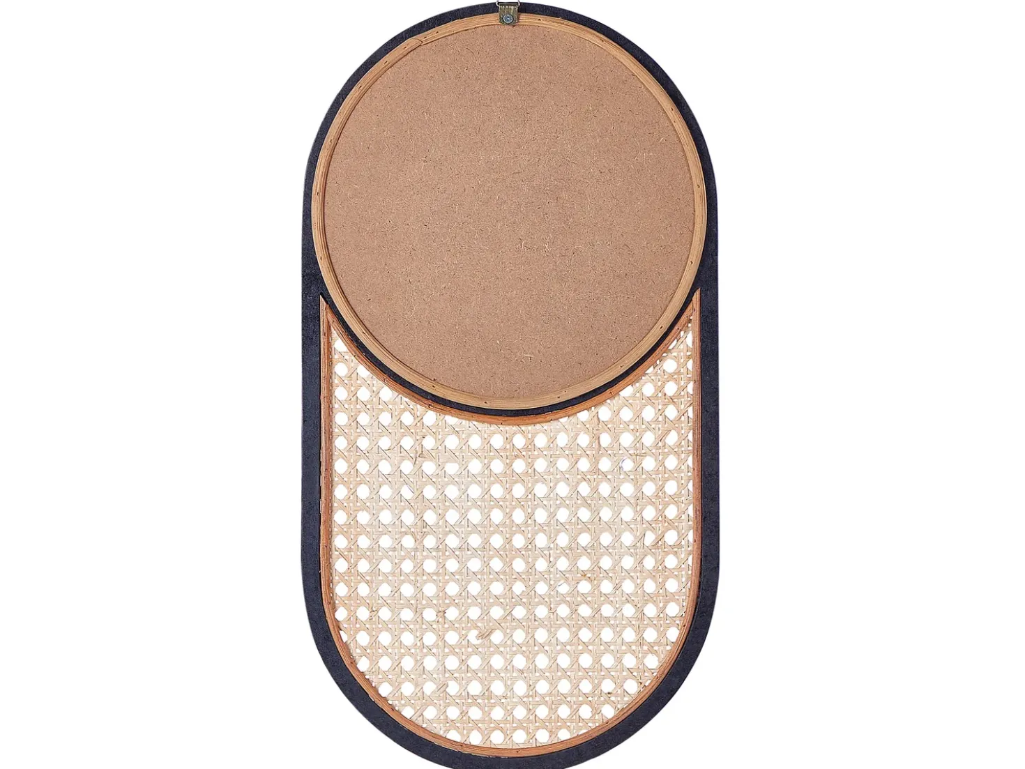 Specchio BALEAL 30 cm 56 cm Rattan Naturale