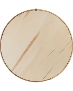 Specchio BARUNG 60 cm 60 cm Rattan Naturale Beige