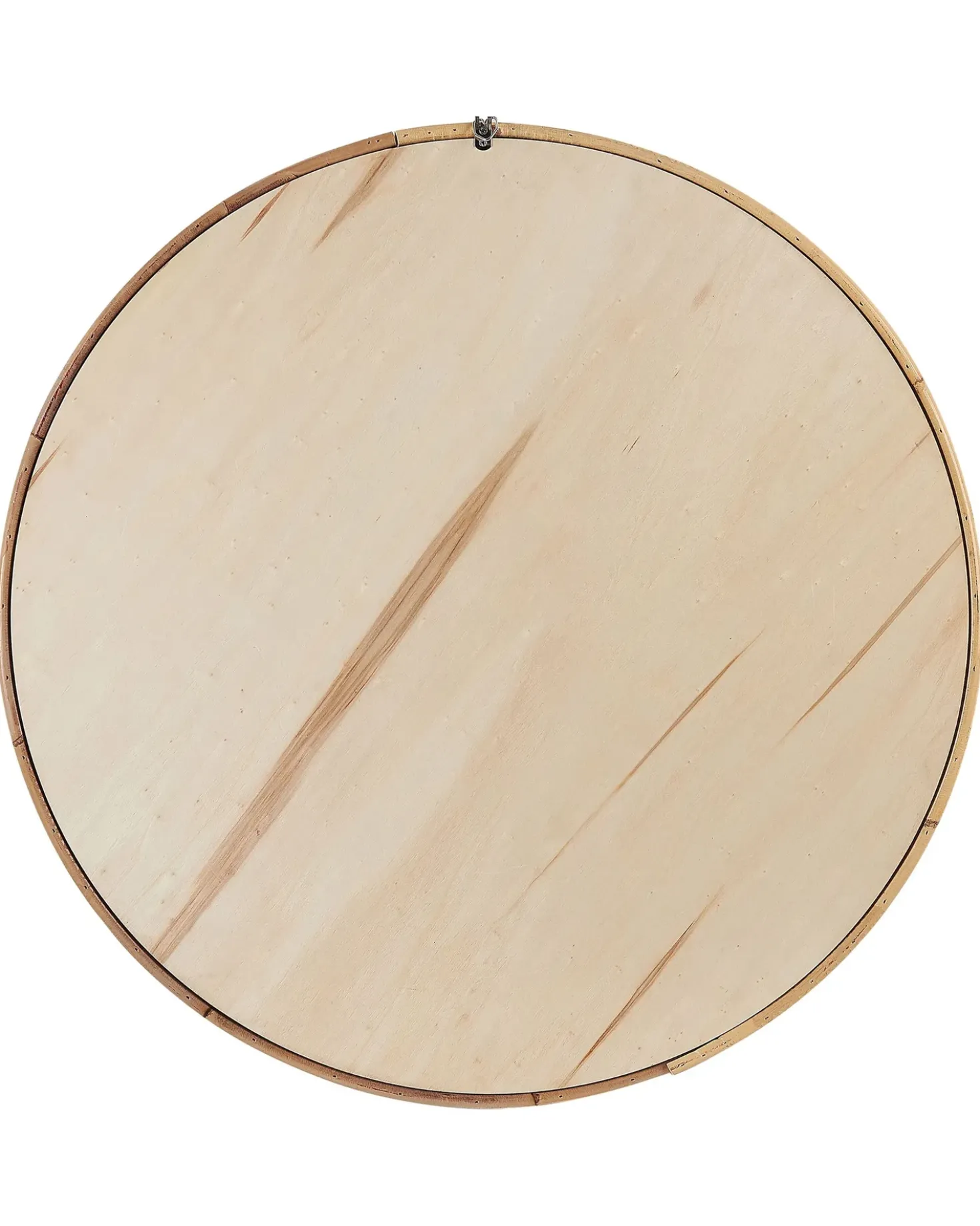 Specchio BARUNG 60 cm 60 cm Rattan Naturale Beige