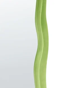 Specchio BEAUNE 56 cm 160 cm Velluto Verde