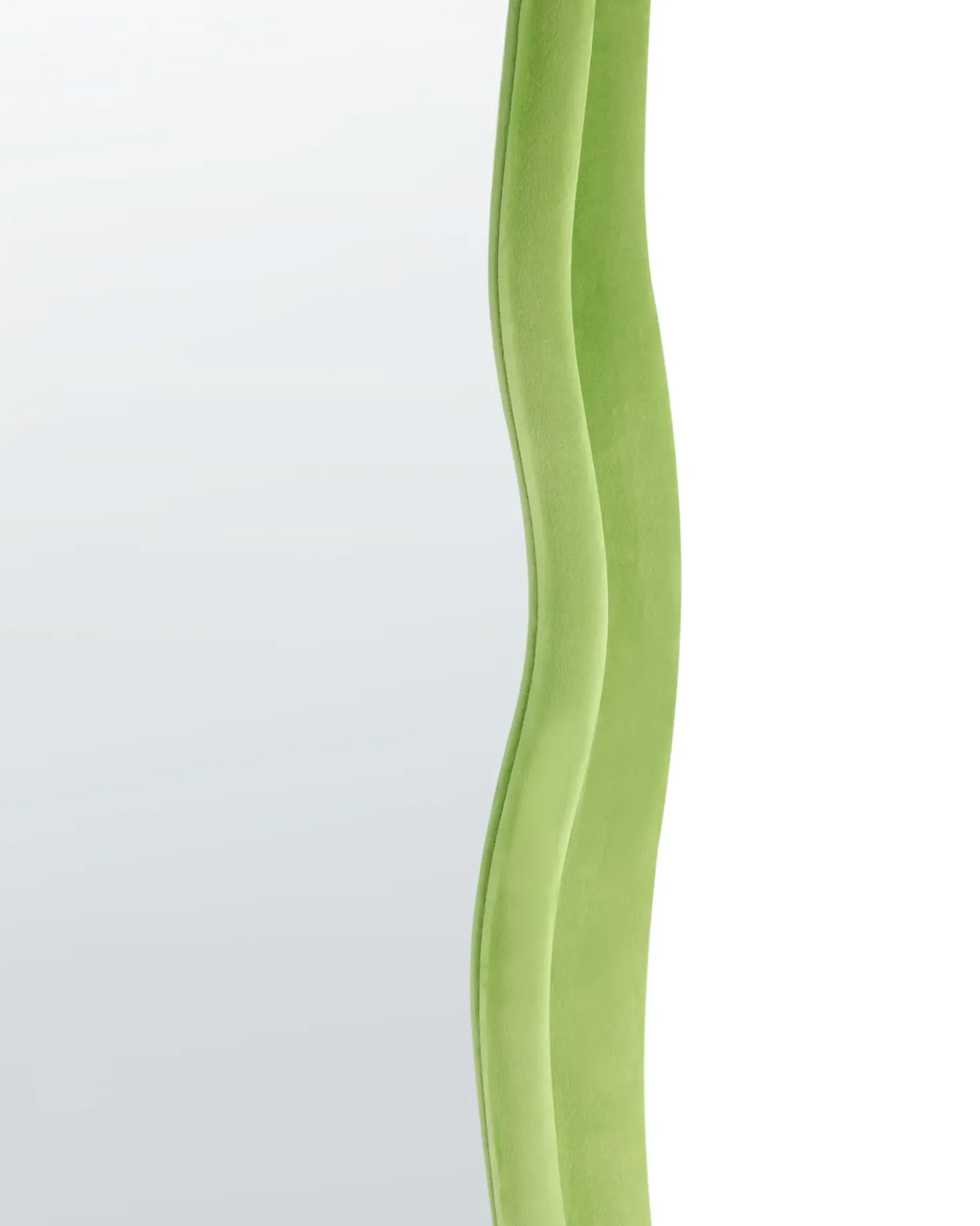 Specchio BEAUNE 56 cm 160 cm Velluto Verde