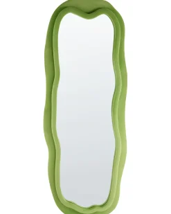 Specchio BEAUNE 56 cm 160 cm Velluto Verde