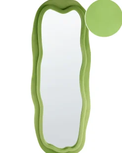 Specchio BEAUNE 56 cm 160 cm Velluto Verde