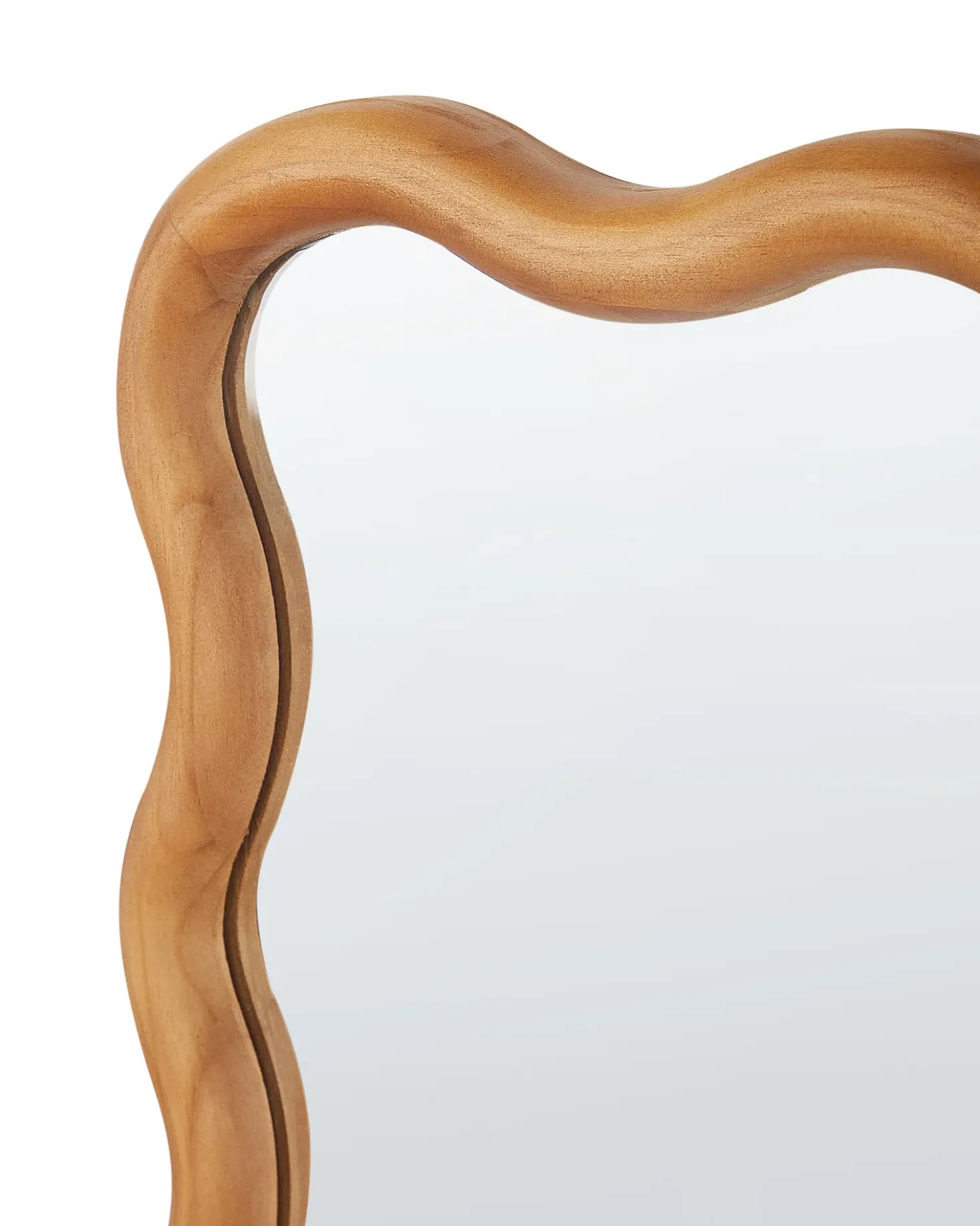 Specchio BEFFES 50 cm 72 cm Legno di pino Naturale