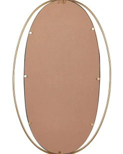 Specchio BESSON 55 cm 90 cm Metallo Oro