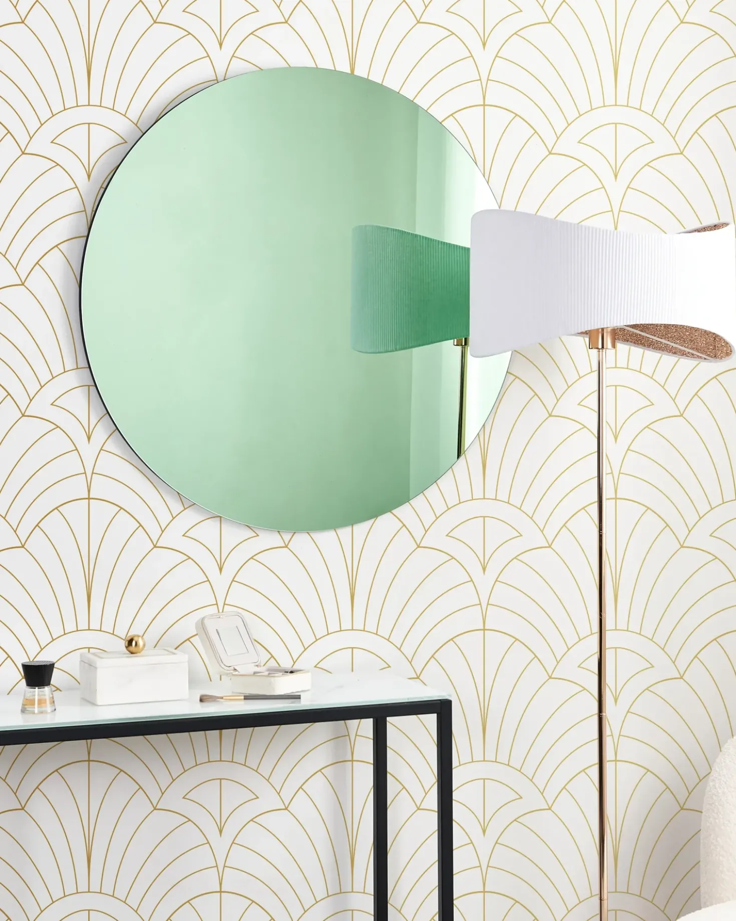 Specchio BOUCHON 80 cm 80 cm Verde
