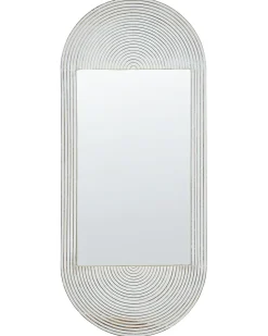 Specchio BRIANT 56 cm 130 cm Legno di mango Bianco