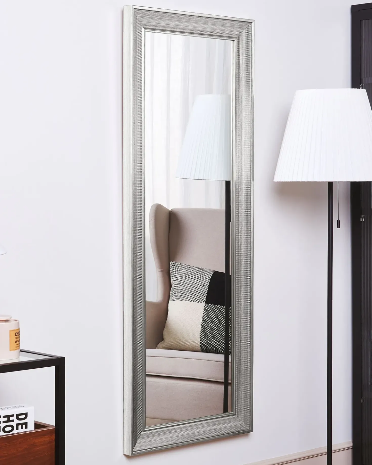Specchio BUBRY 50 cm 130 cm Argento