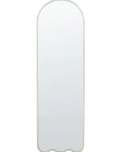 Specchio BUSSY 45 cm 145 cm Metallo Bianco sporco