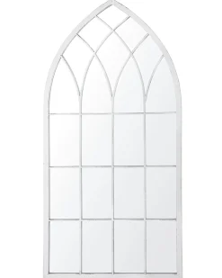 Specchio CASSEL 50 cm 115 cm Metallo Grigio chiaro