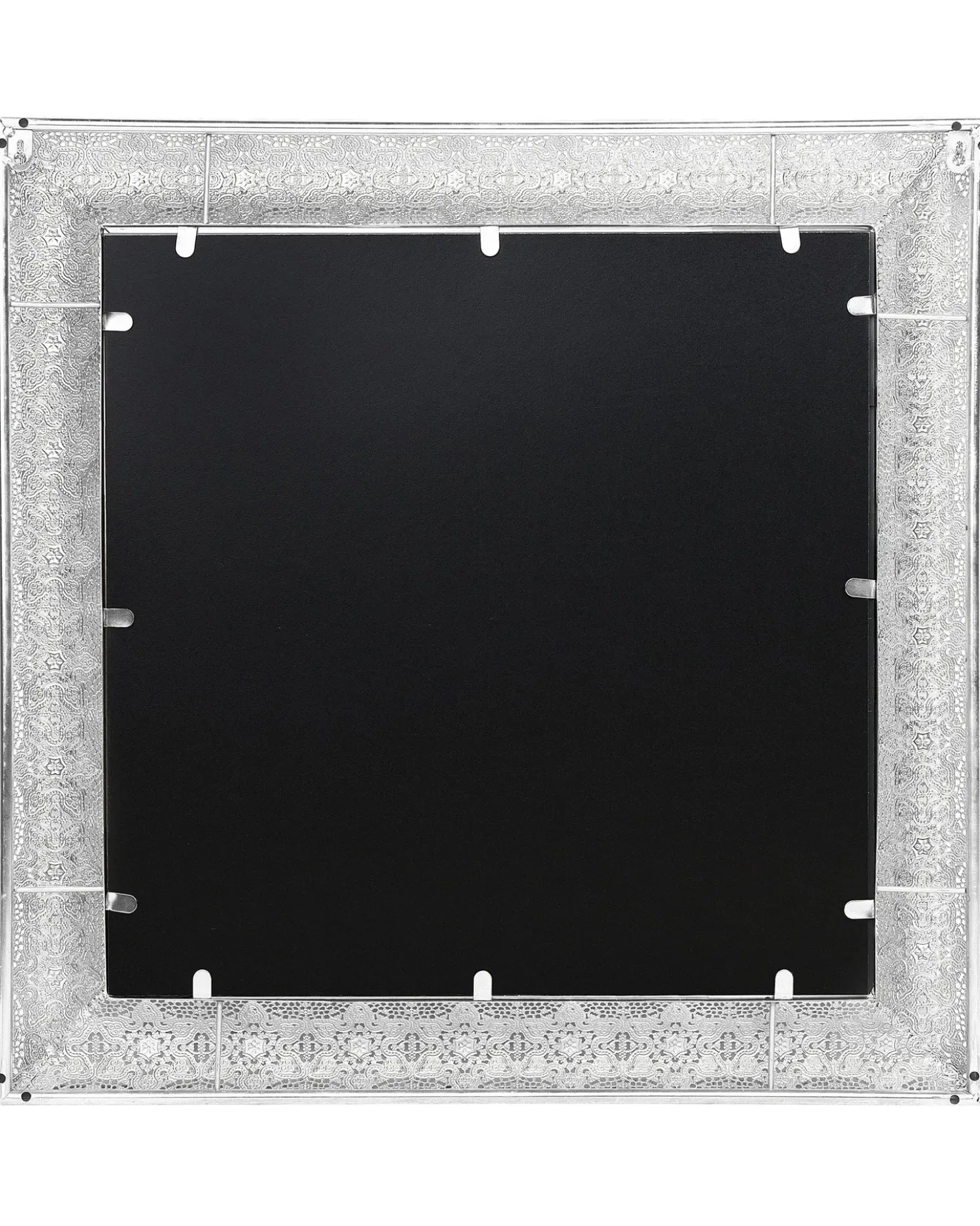 Specchio CAVAN 65 cm 65 cm Metallo Argento